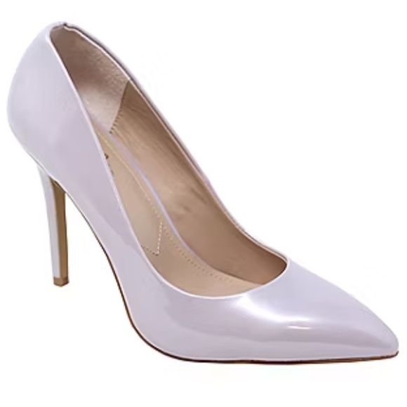 Charles By Charles David Pact Patent Pointed Toe Stiletto Heel Pumps in Lilac - Picture 1 of 7